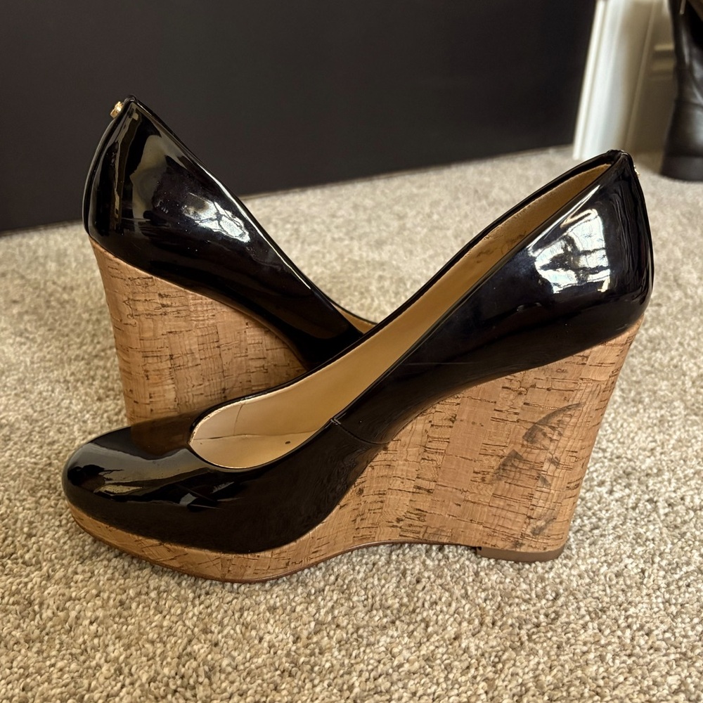 Nine West Black Wedge